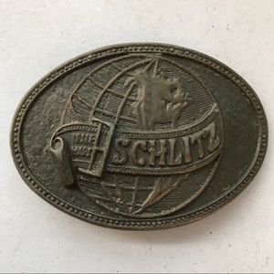 Vintage Schlitz belt buckle